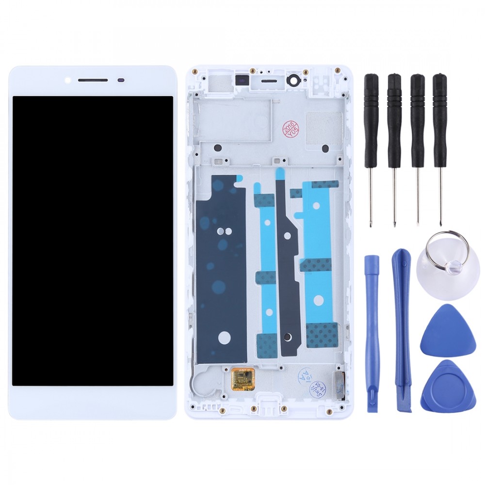 TFT Materials LCD Screen and Digitizer Full Assembly with Frame for OPPO R7s(White) Oppo Replacement Parts Oppo R7s